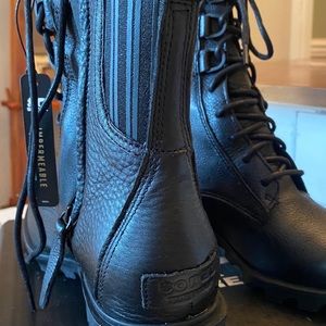 Sorel Black Combat Boots - Size 9 - New